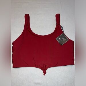 Zaful forever young swim top